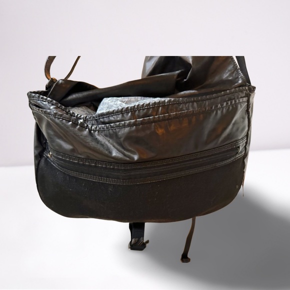 Chanel XL Black Sports Logo Messenger Bag - Picture 7 of 10